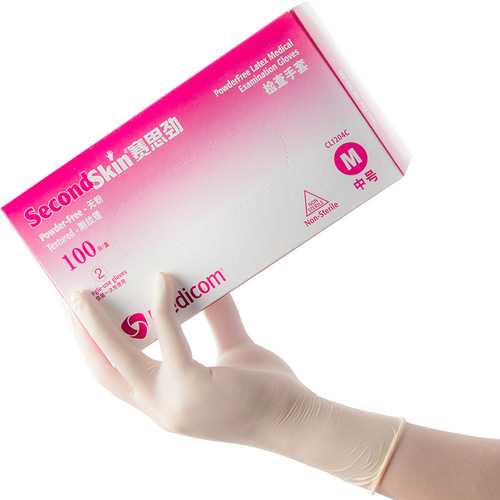 Medicom1204 Disposable Latex Gloves Dental Oral Examination Seth King Latex Gloves
