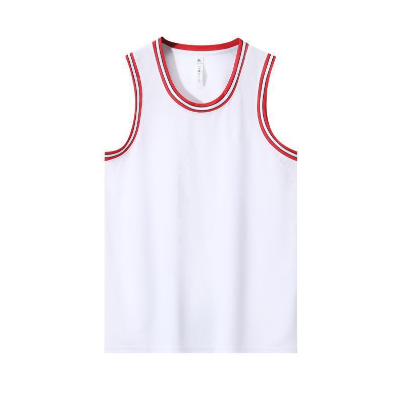 球衣乔丹篮球服套装假两件比赛队服男女训练背心可印字logoLQ331