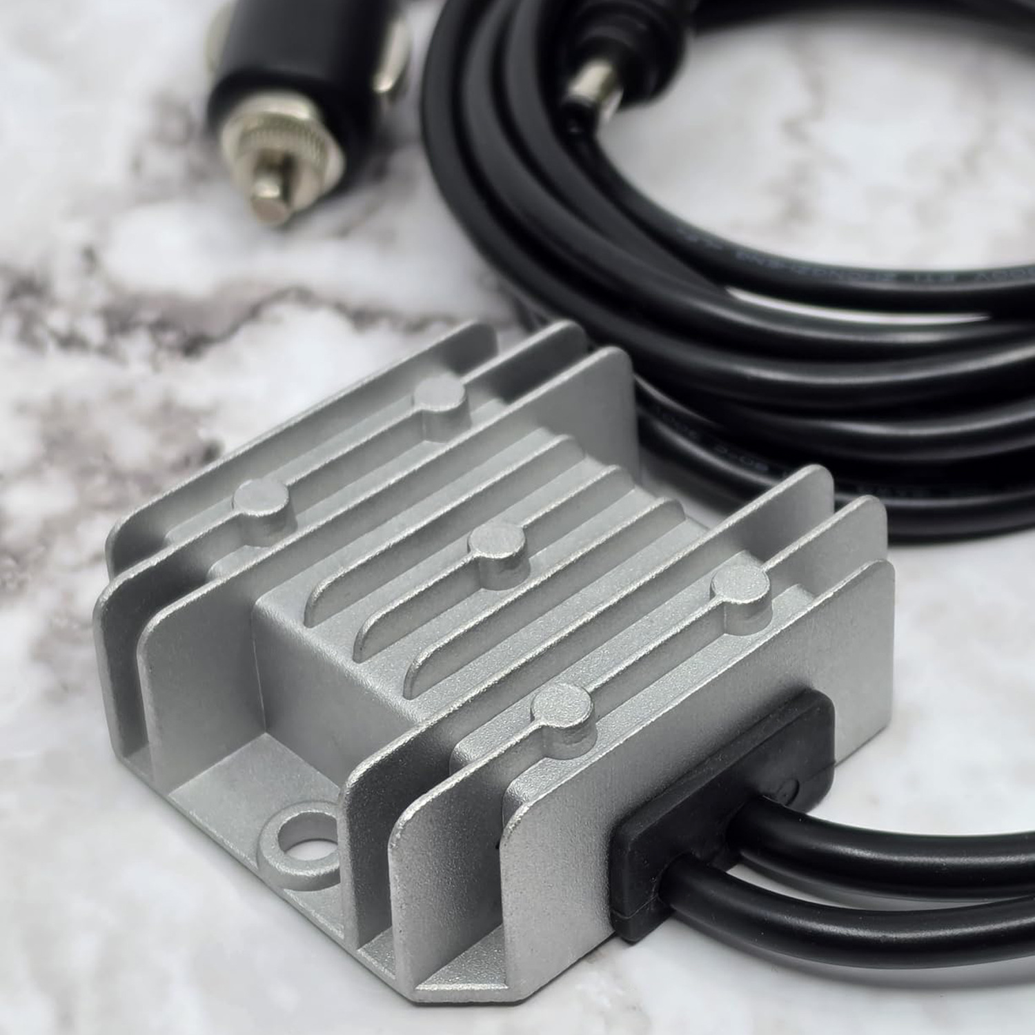 Cross-Border 12V/24V to 30V 3.5A Booster Power Cable Dc Digital Display Car Cigarette Lighter Dc Power Supply Cable