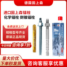 进口固上森化学锚栓药剂螺丝高强镀锌不锈钢倒锥形螺栓胶粘型锚杆