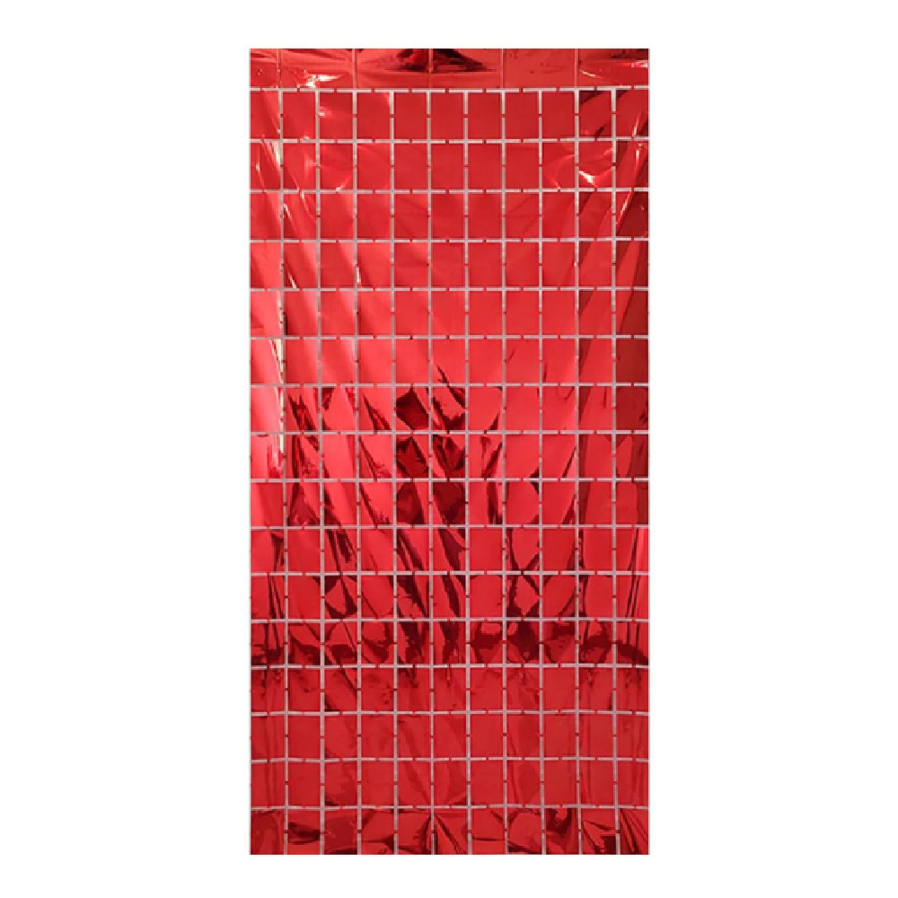 Cuadrado cuadrado cortina de seda de lluvia decoración de la pared de fondo 1 * 2m decoración brillante fábrica al por mayor comercio exterior