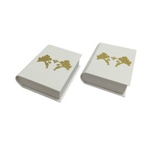 生产时尚白色弧形书型盒 特色包装盒 靓丽烫金礼品盒 精美包装盒
