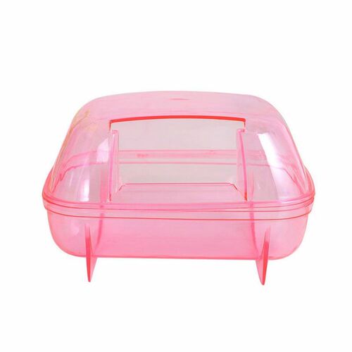 Large transparent bath room hamster supplies golden bear cleaning supplies bath basin toilet bath sand room bath sand room