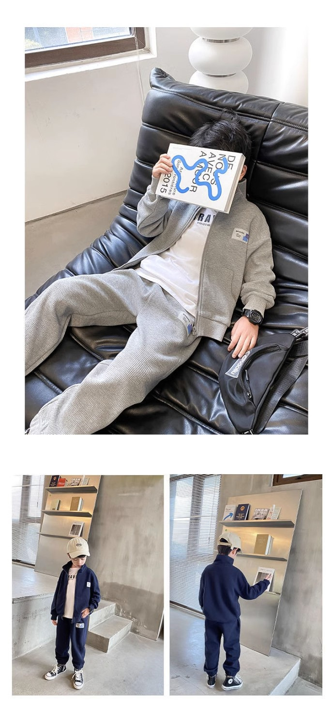 kids'clothing Big children stylish handsome casual loose set of two sets of tide_voghion.com