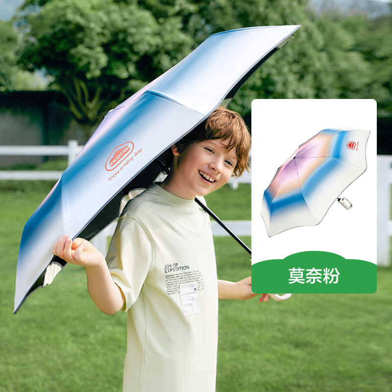 KK árbol paraguas para niños sol y lluvia paraguas plegables automáticas especiales para niños y niñas para estudiantes de primaria