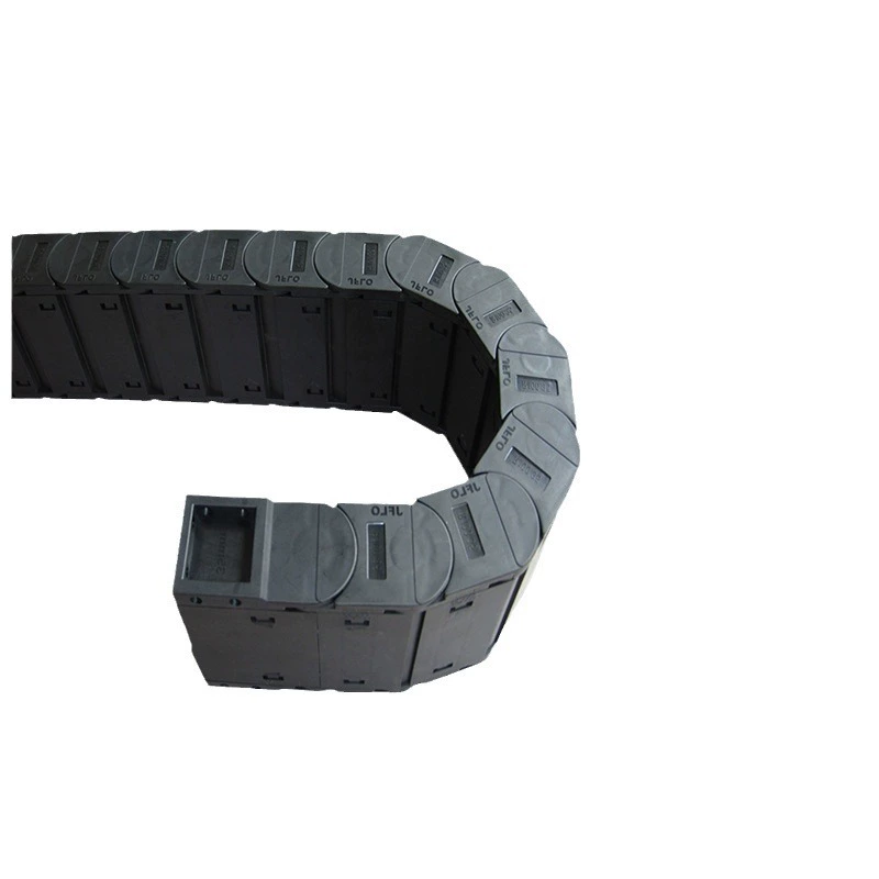 VBD02 нейлоновая Тяговая цепь инженерный кабельный канал миниатюрный Мост пластиковый станок гусеница направляющая канавка цепь бака VBC