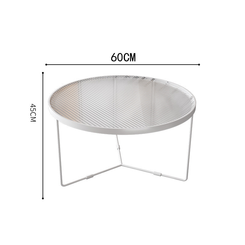 흰색 프레임: 둥근 60cm 높이 45 창홍 유리 슈퍼 화이트