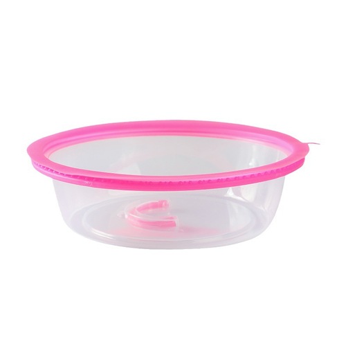 New type of portable fresh-keeping lid for the kitchen, food-grade silicone fruit and vegetable stackable microwave-safe sealing lid