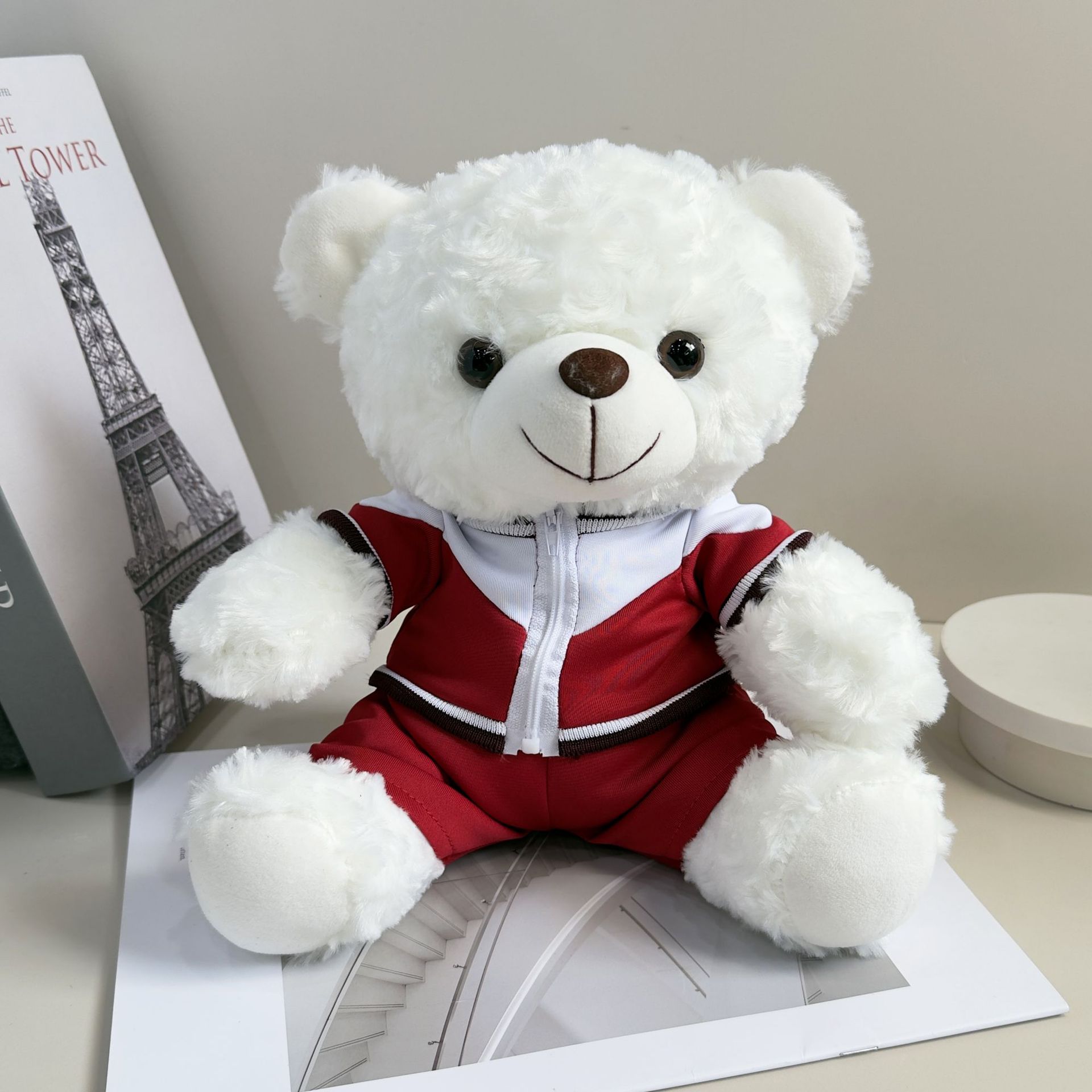 Uniformes escolares impresión de muñecas LOGO Wenchuang periferia regalo de graduación conmemorativo impresión de oso de peluche