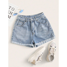 Q 36511 European Denim Shorts ŷ��ţ�ж̿�羳����ͨ����