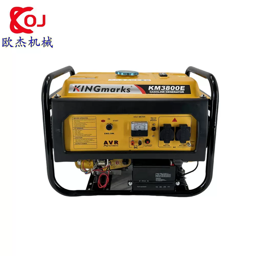 外贸款汽油发电机户外便携式3KW/4KW/5KW/7KW8KW单相三相110v220v