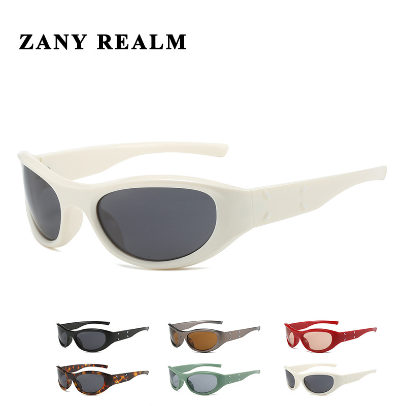 Nueva y2g chica caliente estilo transfronterizo montar gafas de sol tecnología futura sentido 003 gafas de sol fabricante en stock