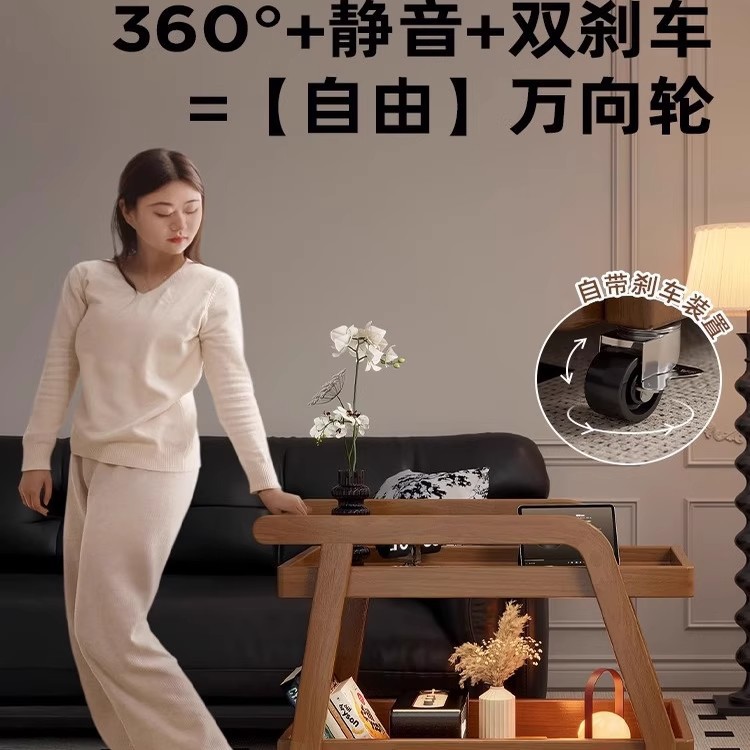 Gabinete lateral de sofá de madera sólida puede mover el lado del gabinete lateral de estilo antiguo autobús carro pequeño dormitorio mesilla de cabecera doméstica