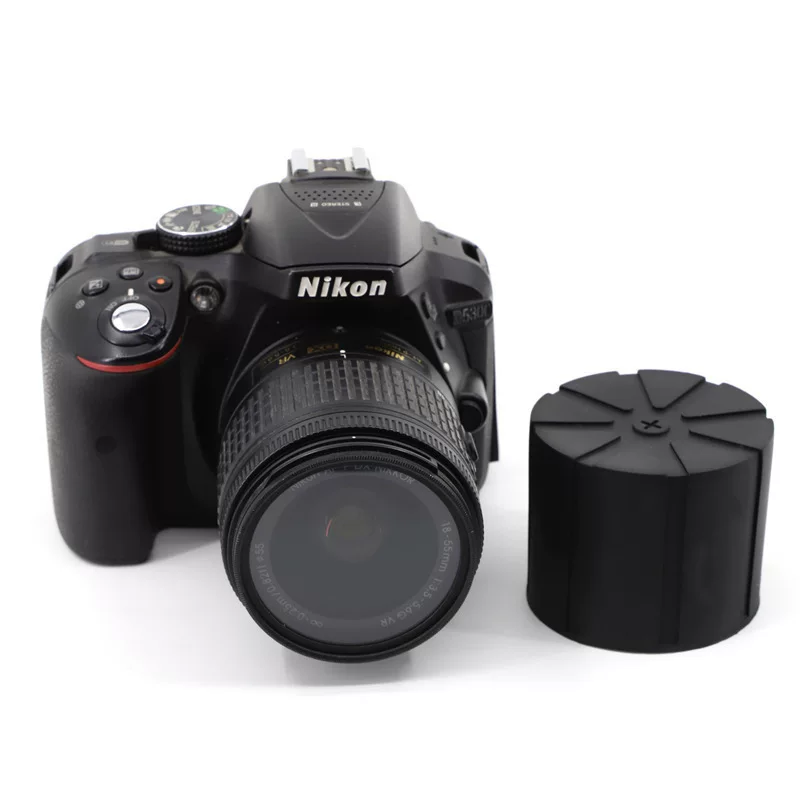 Camera, silicone protective lens, fall protection