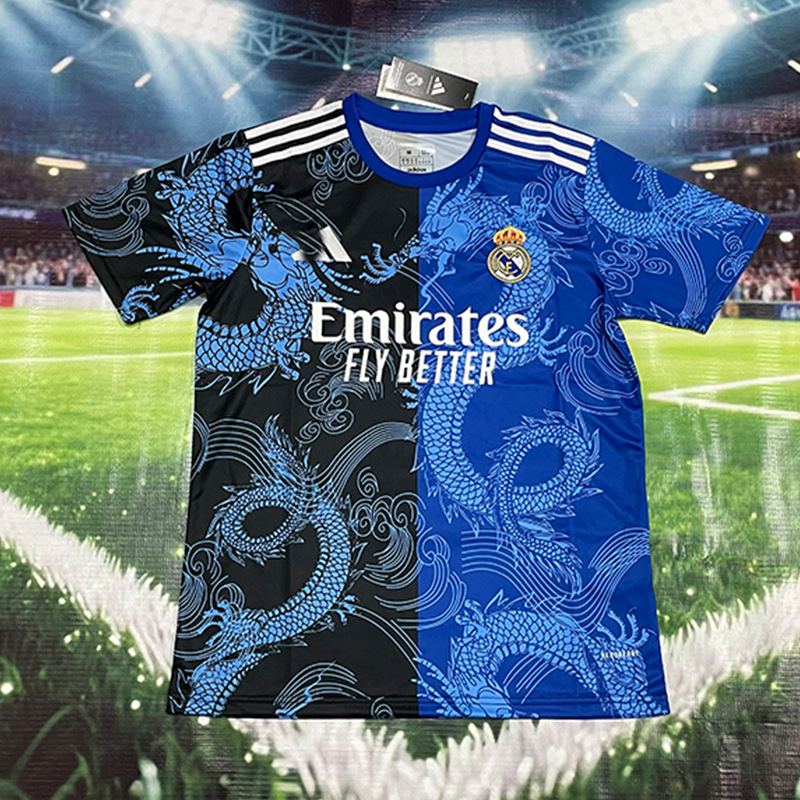 Nuevo Real Madrid Real Madrid Camiseta de fútbol local y visitante Camiseta Edición para fanáticos Edición especial personalizada Venta al por mayor transfronteriza