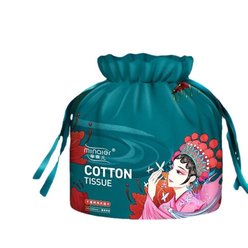 Minair national fashion face towel roll wholesale pearl pattern disposable cotton soft cleansing towel beauty salon face towel