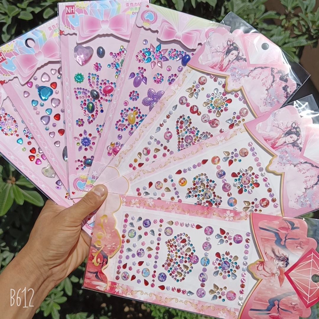 Nuevo feliz dibujos animados dibujos animados burbujas artesanía regalo de recompensa pegatinas de jardín de infantes 3D movimiento tridimensional