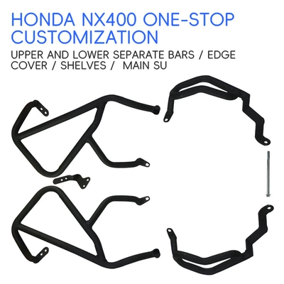 anti-fall protection, upper and lower | Motorcycle bumper