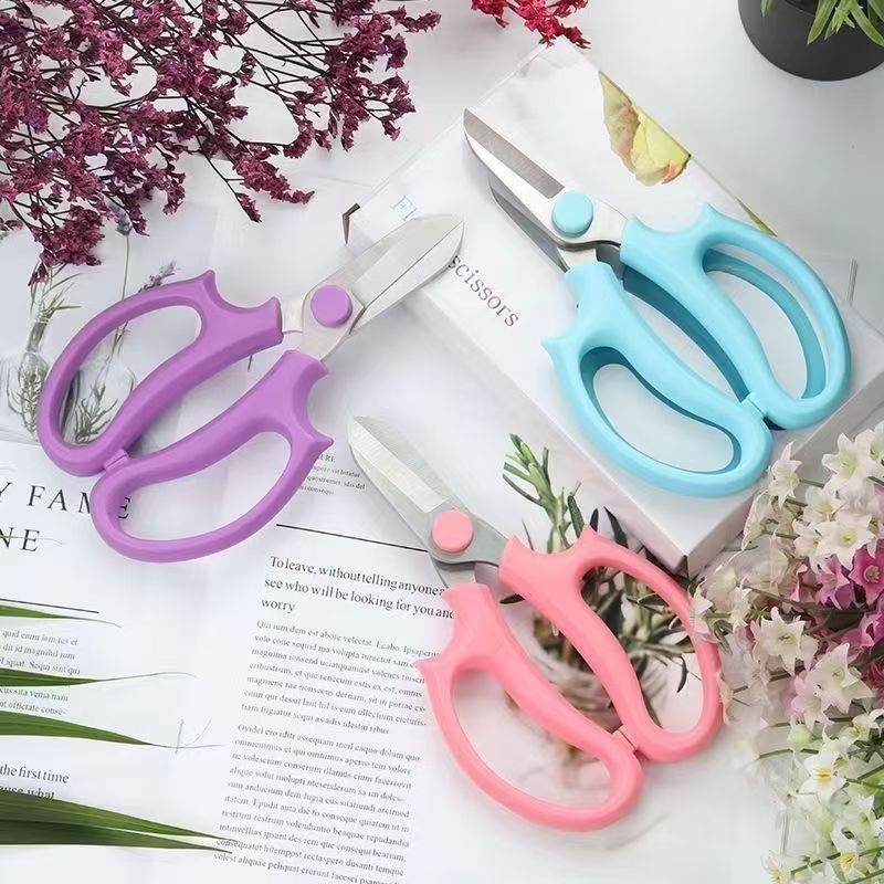 园艺修枝剪刀花艺鲜花剪枝多功能工具园林盆栽树枝专用不锈钢剪子