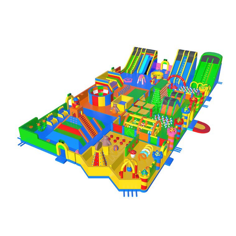 Naughty Fort parque infantil centro comercial atrio equipos de parque infantil interior piscina trampolín instalaciones de entretenimiento inflables