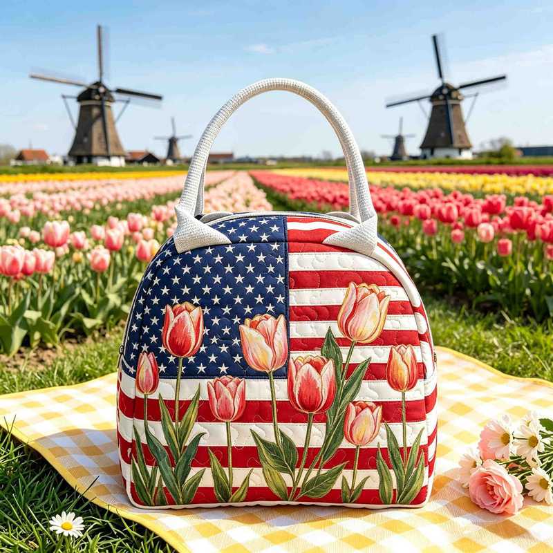 Cross-border American Independence Day 250th Anniversary Quilted Lunch Bag, Digitally Printed Lunch Box, Handheld Aluminum Foil Insulated Lunch Bag Cross-border American Independence Day 250th Anniversary Quilted Lunch Bag, Digitally Printed Lunch Box, Handheld Aluminum Foil Insulated Lunch Bag