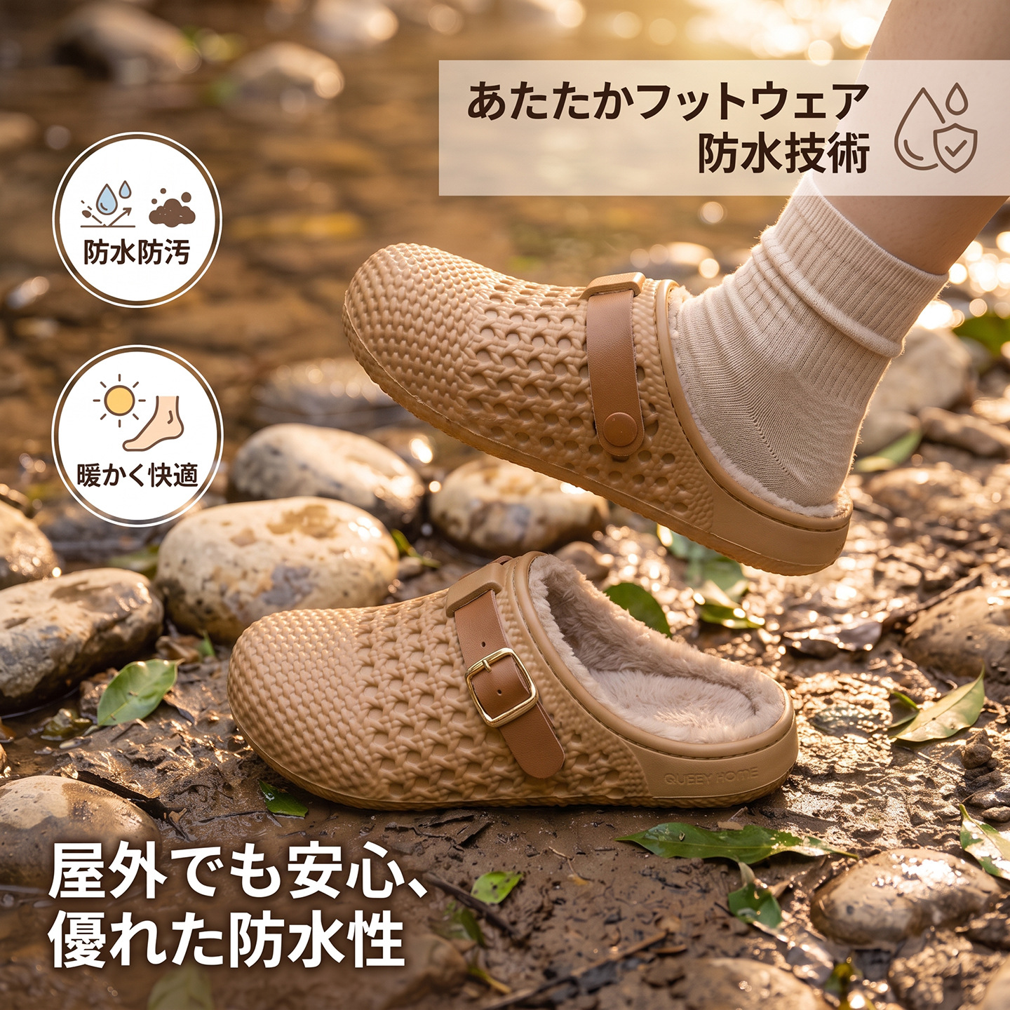 Pantofole in cotone da donna 2026 nuove pantofole in cotone indossabili calde e confortevoli con suola spessa antiscivolo impermeabili