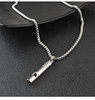 Fashionable necklace stainless steel, whistle, spiral, universal pendant suitable for men and women, simple and elegant design, wholesale