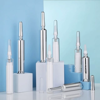 5ml10ml澳洲液态精华塑料安瓶 涂抹式超声刀针管 按压真空眼霜瓶