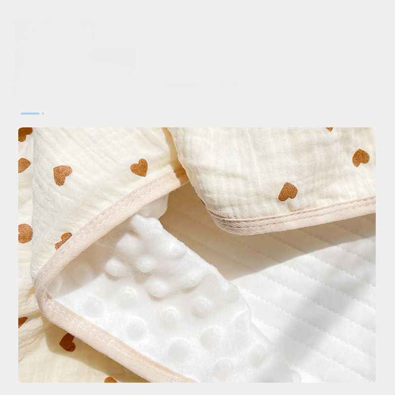 Spring and Autumn Baby Gauze Bean Blanket Baby Bag Children's Blanket Newborn Bean Velvet Blanket Baby Products