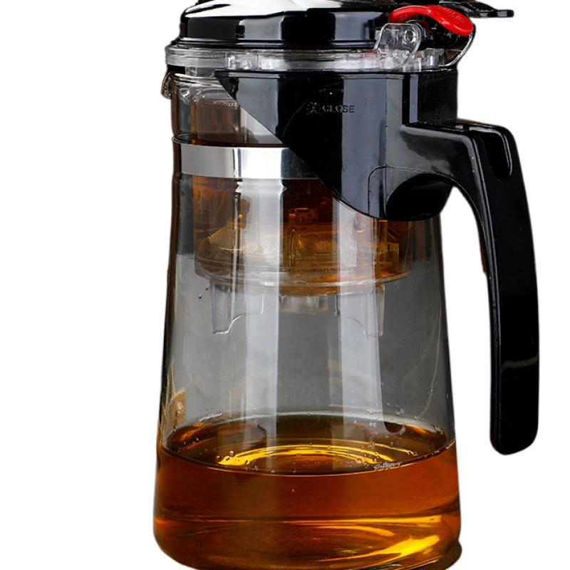 Glass teapot, flavored tea, tea cup, red (black) tea, filter, tea set