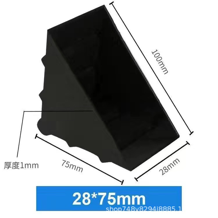 Embalaje de muebles triángulo anticolisión protección de esquina de plástico vidrio mármol protección de esquina de plástico fabricante
