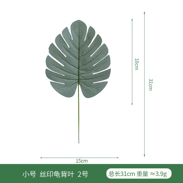Small Silk Screen Turtle Leaf No. 2