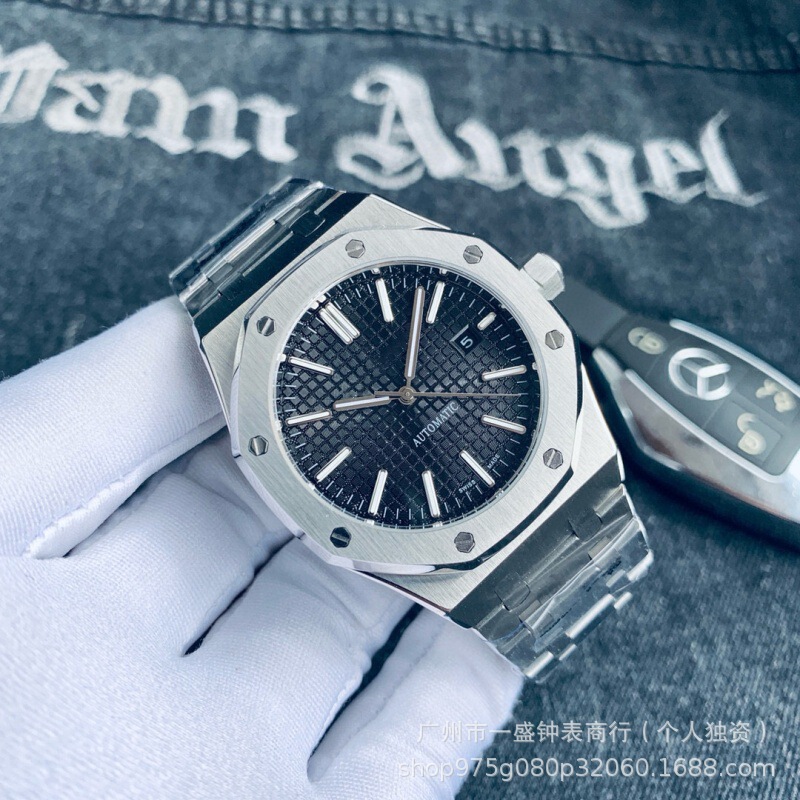Foreign Trade Royal Oak Ap15400 Series 15500 Men's Watch Octagonal Fully Automatic Mechanical Steel Band Luminous
