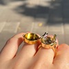 Sponge children's metal cartoon ring for friend, wholesale