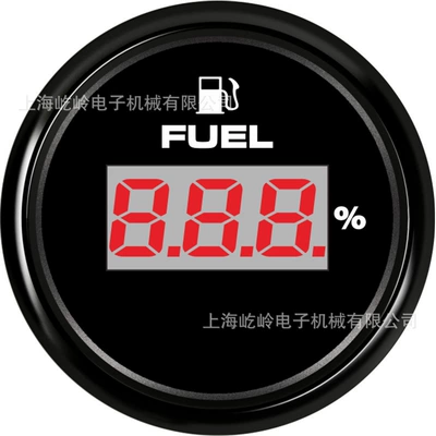 automobile instrument — gauge signal adjustable instrument - black-frame-black-background-digital-display