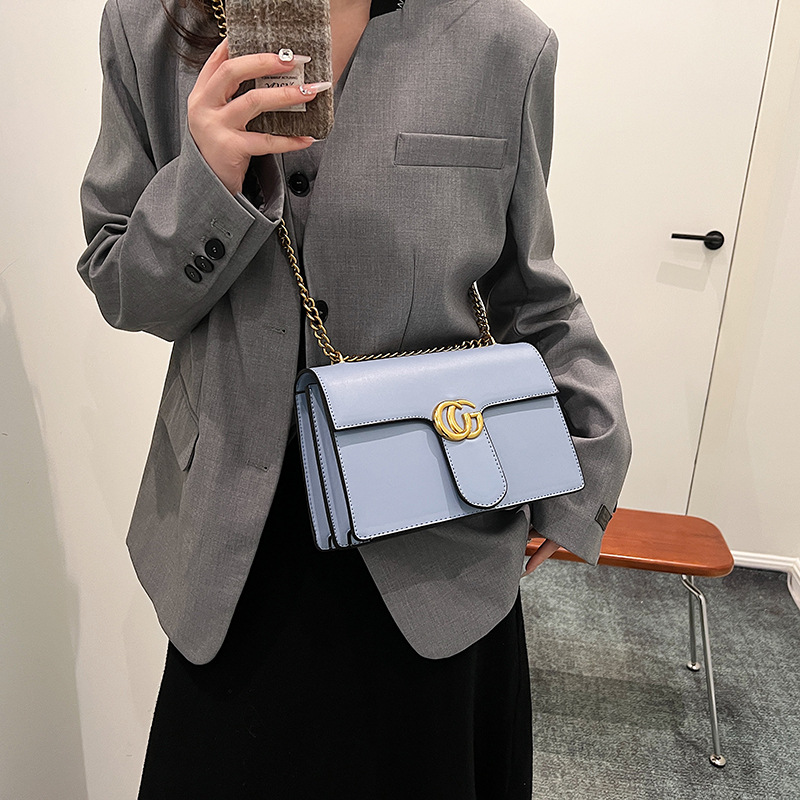 Simple Textile All-match Chain Bag European and American Light Luxury Women's Underarm Shoulder Bag Elegant Commuter Hand Crossbody Bag