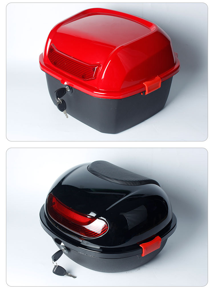 Electric Motorcycle Rear Tail Box Emayadi Modified Universal Trunk Large Capacity Toolbox Back Storage Box