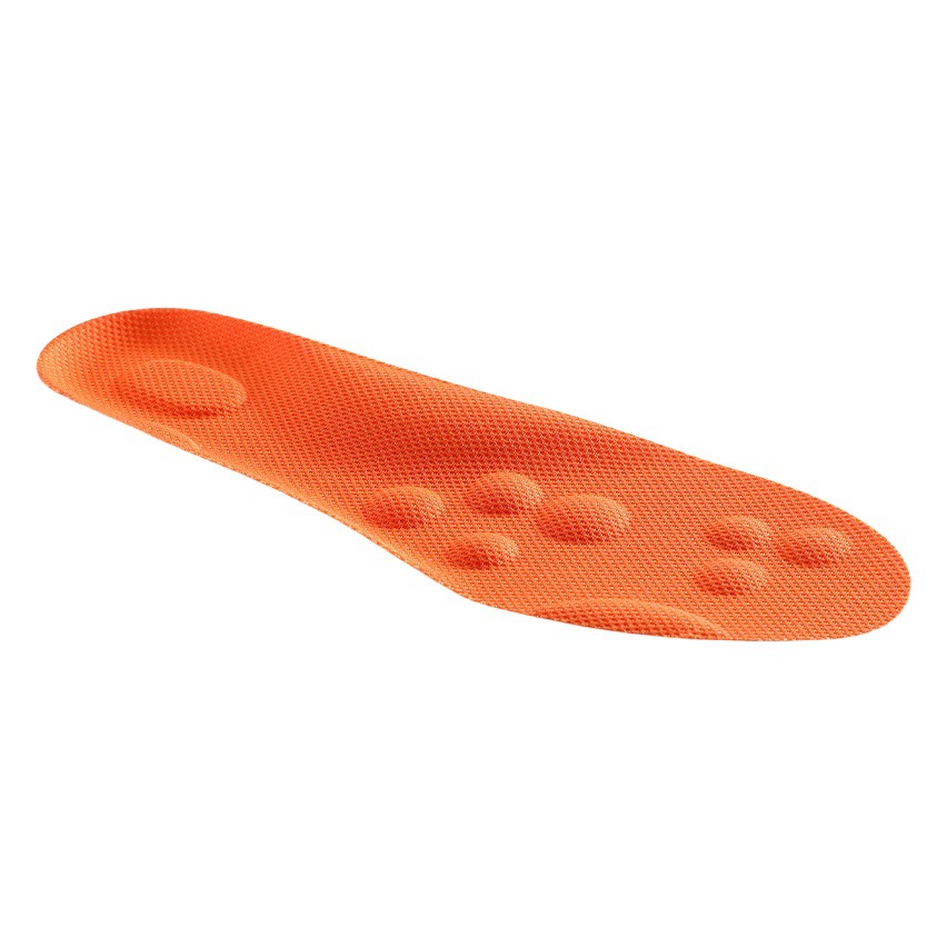 4D cloud technology pu massage foot arch insole men's high elastic shock absorption deodorant sweat absorption excrement feeling sports insole