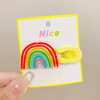 Acrylic rainbow hairgrip, hairpins, hair accessory