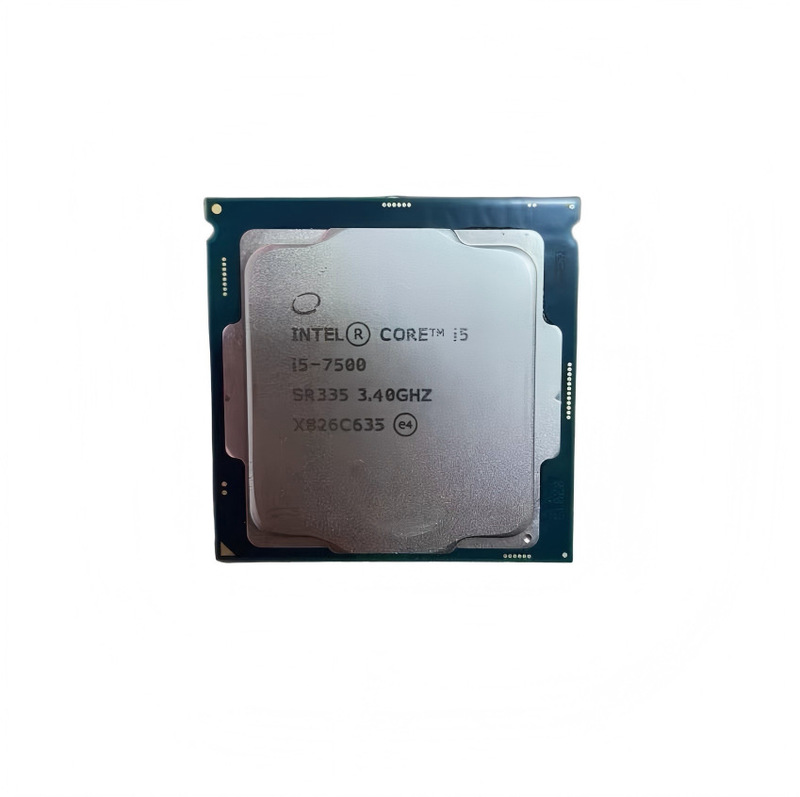 I5-7500 4-Core 3.4 Ghz 6 Mb 65 W 14 Nanometers Lga 1151 Desktop Disassembled Chip