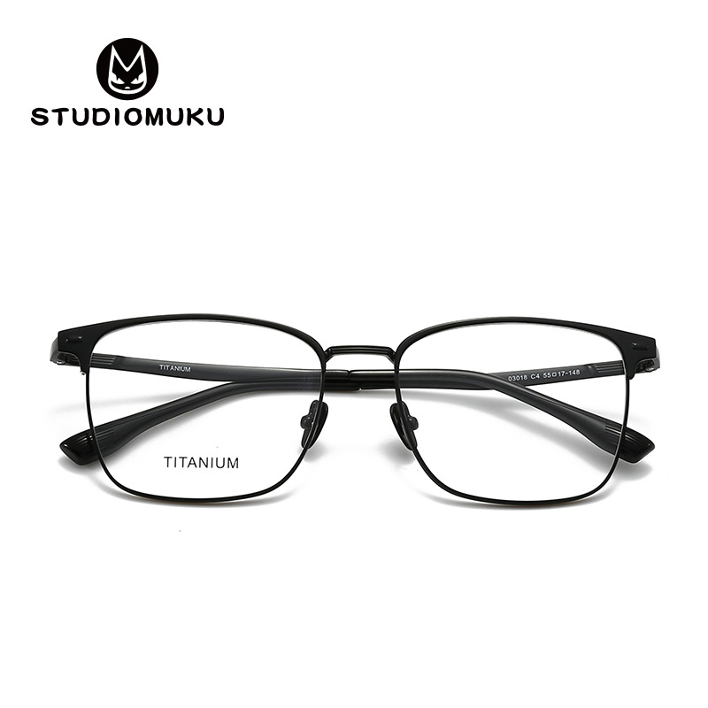 STUDIOMUKU gafas de madera frescas, marcos elegantes y restringidos, un marco de gafas cuadradas minimalistas retro de estilo Sven
