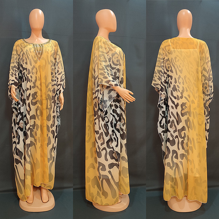 Cross-border European American Wish Dresses, African Middle Eastern Printed Robes, Women's Clothing With_ecoleips.com