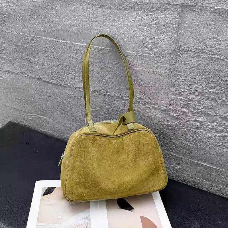 新品真皮女包复古韩版百搭时尚小众磨砂牛皮女手提腋下简约枕头包|undefined