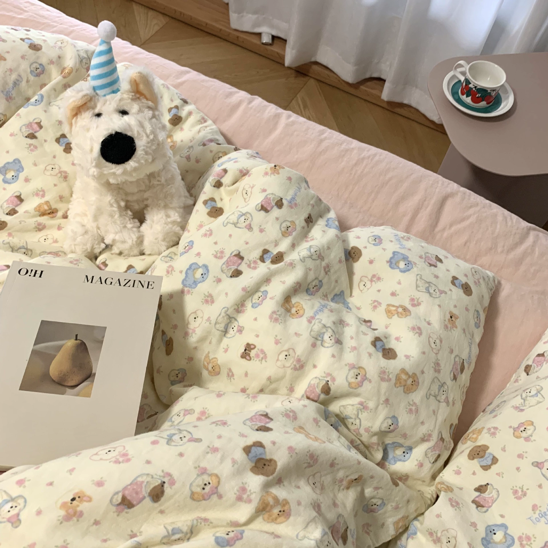 Cotton double-layer gauze fresh duvet cover