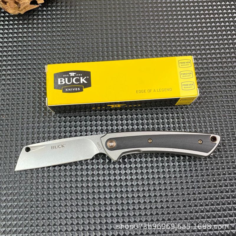 跨境热销巴克BUCK0263户外刀荒野随身便携求生锋利折叠刀家用水果|undefined