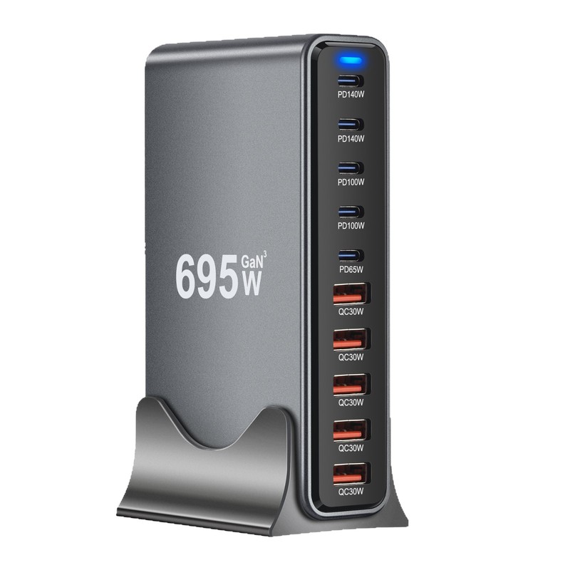800W窒化ガリウムデスクトップ充電器 765W多機能PD急速充電器 730W越境10ポートオーストラリア規格充電器|undefined