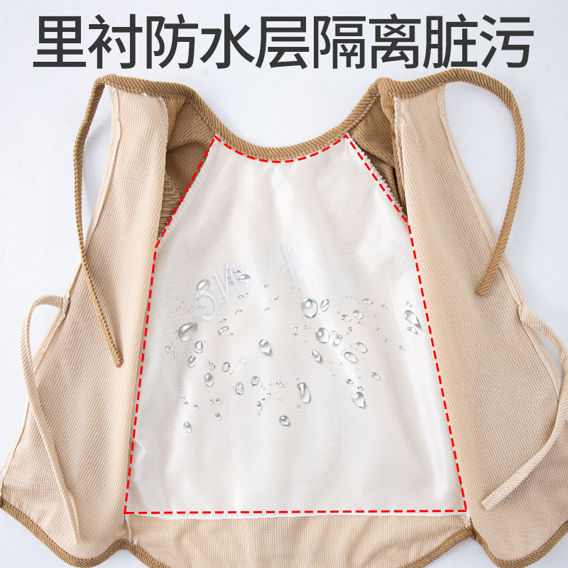 Baby anti-dressing impermeable a prueba de suciedad camisa protector niñas y niños otoño y invierno manga larga lindos camisa