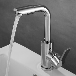 Bathroom Washbasin Faucet Household Universal Rotating Hot and Cold Washbasin Basin Hot and Cold Water Mixer Faucet