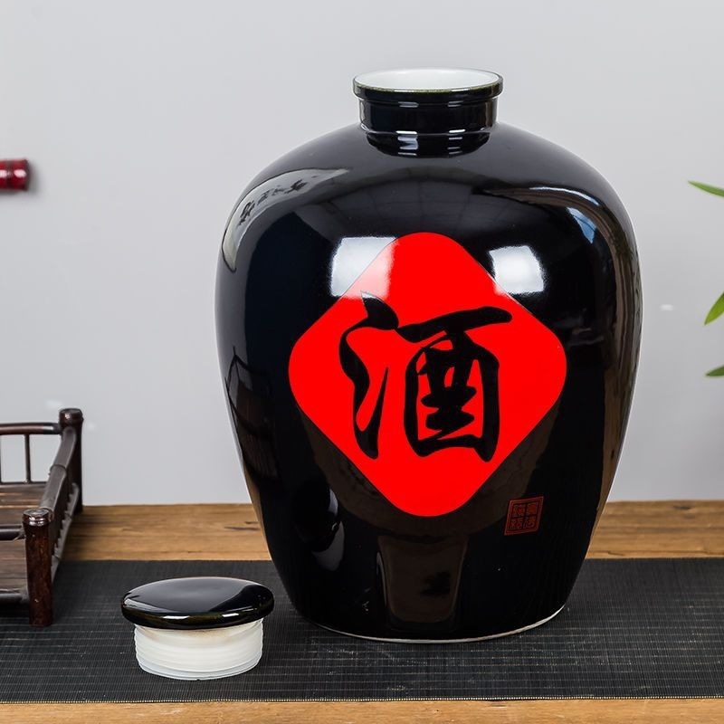 陶瓷酒坛10斤20斤50斤白酒酒缸泡酒瓶仿古密封酿酒子厂家批发代发|undefined