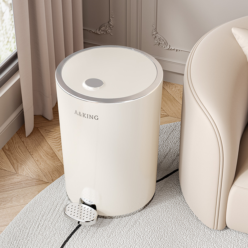 Basura doméstica 2024 nuevo tipo con cubierta sala de estar lujosa ligera dormitorio de alta calidad inodoro de alto valor de la cara tipo pedal de inodoro